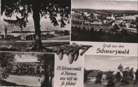 Grafenhausen - 4 Teilbilder - 1965 Grafenhausen - 4 Teilbilder - 1965