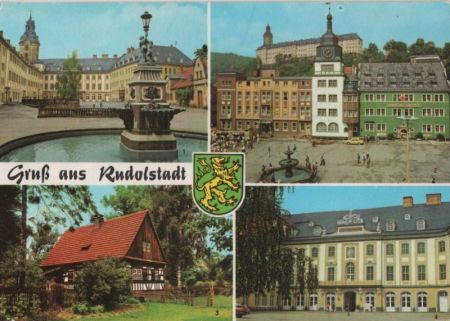 Rudolstadt - u.a. Schloß Heidecksburg - ca. 1980 Rudolstadt - u.a. Schloß Heidecksburg - ca. 1980
