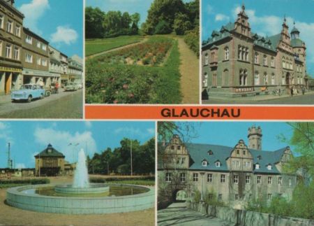 Glauchau - u.a. Schloß Forderglauchau - 1987 Glauchau - u.a. Schloß Forderglauchau - 1987