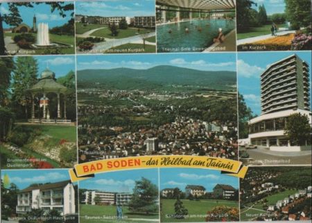 Bad Soden - u.a. Neuer Kurpark - 1976 Bad Soden - u.a. Neuer Kurpark - 1976