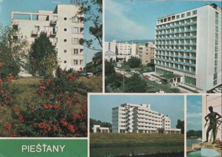 Slowakei - Piestany - 4 Teilbilder - 1984 Slowakei - Piestany - 4 Teilbilder - 1984