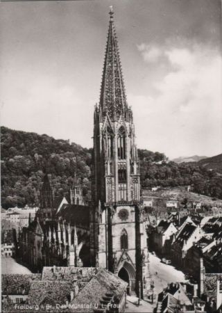 Freiburg - Das Münster U.L. Frau - ca. 1965 Freiburg - Das Münster U.L. Frau - ca. 1965