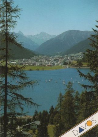 Schweiz - Davos - Blick vom Höhwald - ca. 1985 Schweiz - Davos - Blick vom Höhwald - ca. 1985