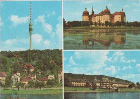Dresden - u.a. Fernsehturm Wachwitz - 1979 Dresden - u.a. Fernsehturm Wachwitz - 1979
