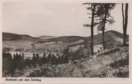 Brotterode - mit dem Seimberg - 1957 Brotterode - mit dem Seimberg - 1957