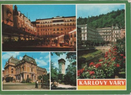 Tschechien - Karlovy Vary - Karlsbad - mit 4 Bildern - 1978 Tschechien - Karlovy Vary - Karlsbad - mit 4 Bildern - 1978