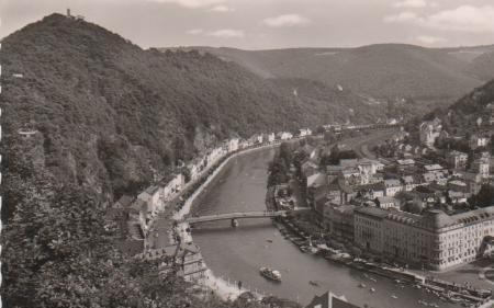 Bad Ems - Lahnblick u. Konkardiaturm - ca. 1955 Bad Ems - Lahnblick u. Konkardiaturm - ca. 1955