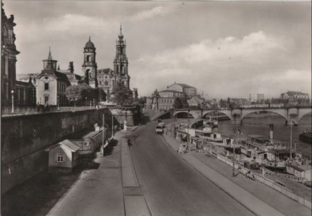 Dresden - Schiffsanlegestelle - 1965 Dresden - Schiffsanlegestelle - 1965