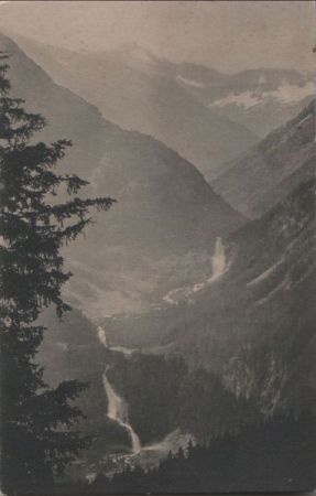 Österreich - Krimmler Wasserfälle - von der Gerlosplatte - ca. 1955 Österreich - Krimmler Wasserfälle - von der Gerlosplatte - ca. 1955