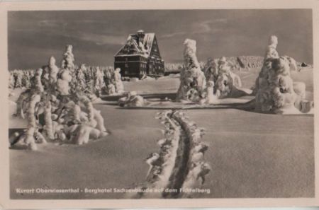 Oberwiesenthal - Berghotel Sachsenbaude - 1954 Oberwiesenthal - Berghotel Sachsenbaude - 1954
