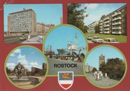 Rostock - u.a. Traditionsschiff Typ Frieden - 1988 Rostock - u.a. Traditionsschiff Typ Frieden - 1988