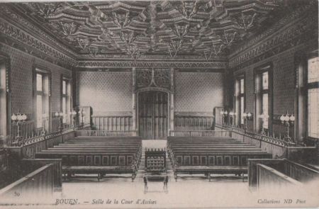 Frankreich - Rouen - Salle de la Cour de Assises - ca. 1935 Frankreich - Rouen - Salle de la Cour de Assises - ca. 1935