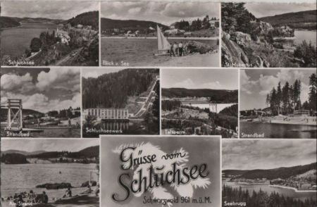 Schluchsee - u.a. Schluchseewerk - 1956 Schluchsee - u.a. Schluchseewerk - 1956