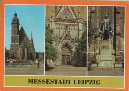 Leipzig - Thomaskirche - 1988 Leipzig - Thomaskirche - 1988