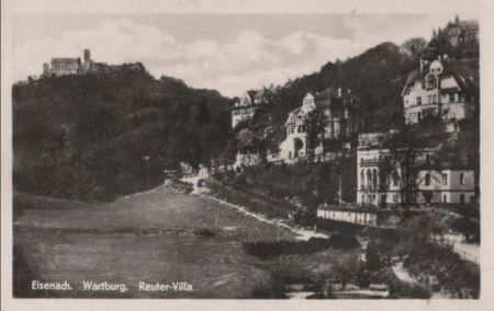 Eisenach - Wartburg - Reuter-Villa - 1953 Eisenach - Wartburg - Reuter-Villa - 1953