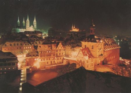 Bamberg - nachts - 1991 Bamberg - nachts - 1991