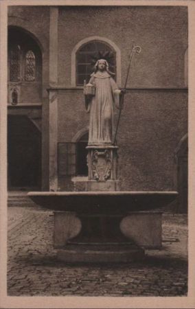 Österreich - Salzburg - Kloster Nonnberg, Erentrudisbrunnen - 1929 Österreich - Salzburg - Kloster Nonnberg, Erentrudisbrunnen - 1929
