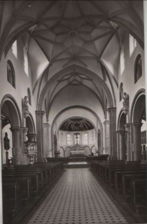 Koblenz - St. Kastor, Innenaufnahme - ca. 1960 Koblenz - St. Kastor, Innenaufnahme - ca. 1960
