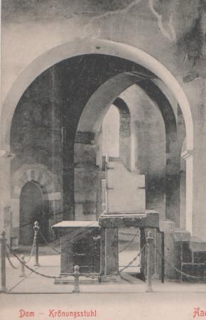 Aachen - Dom Krönungsstuhl - ca. 1925 Aachen - Dom Krönungsstuhl - ca. 1925