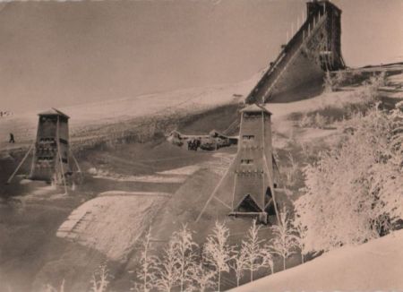 Oberwiesenthal - Sprungschanze - ca. 1960 Oberwiesenthal - Sprungschanze - ca. 1960