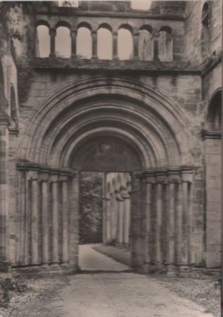 Paulinzella (OT von Königsee-Rottenbach) - Romanisches Portal - 1971 Paulinzella (OT von Königsee-Rottenbach) - Romanisches Portal - 1971