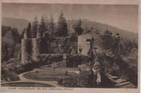 Bad Dürkheim - Ruine Hardenburg - 1930 Bad Dürkheim - Ruine Hardenburg - 1930