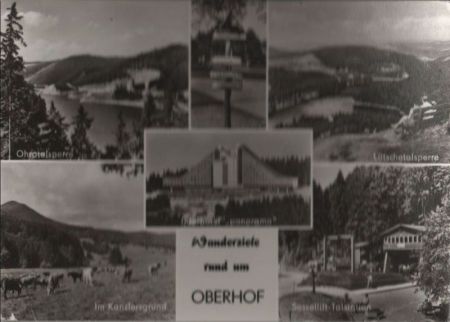 Oberhof - Wanderziele, u.a. Sessellift - 1979 Oberhof - Wanderziele, u.a. Sessellift - 1979