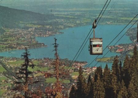 Tegernsee - Blick vom Wallberg - 1976 Tegernsee - Blick vom Wallberg - 1976