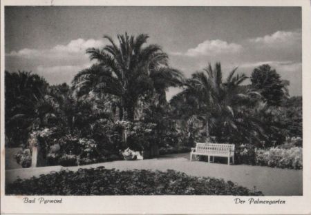Bad Pyrmont - Palmengarten - 1957 Bad Pyrmont - Palmengarten - 1957