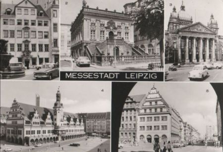Leipzig - u.a. Alte Waage am Markt - 1983 Leipzig - u.a. Alte Waage am Markt - 1983