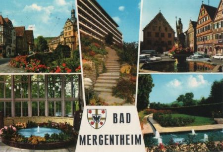 Bad Mergentheim - mit 5 Bildern - 1970 Bad Mergentheim - mit 5 Bildern - 1970