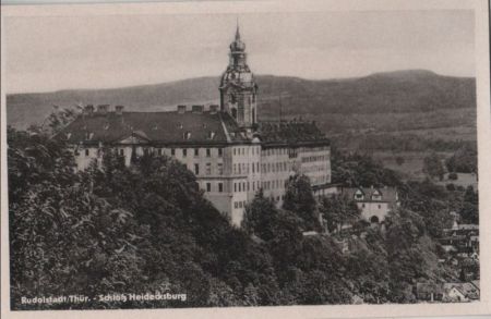 Rudolstadt - Schloß Heidecksburg - 1957 Rudolstadt - Schloß Heidecksburg - 1957