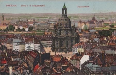 Dresden - Blick von der Kreuzkirche - ca. 1920 Dresden - Blick von der Kreuzkirche - ca. 1920
