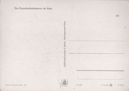 Rappbodetalsperre - Staumauer Rappbodetalsperre - Staumauer