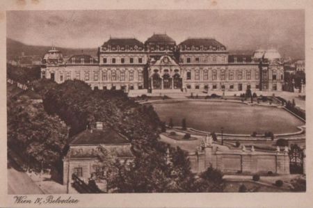 Österreich - Wien - Belvedere - ca. 1950 Österreich - Wien - Belvedere - ca. 1950