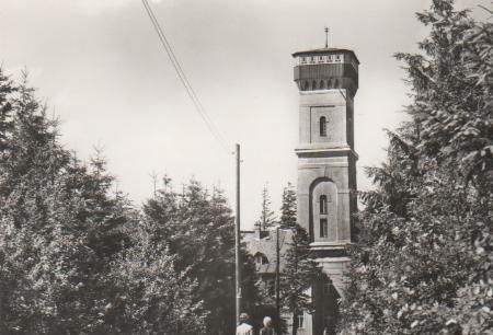 Annaberg-Buchholz - Aussichtsturm auf dem Pöhlberg - 1979 Annaberg-Buchholz - Aussichtsturm auf dem Pöhlberg - 1979