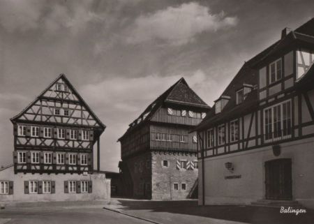 Balingen - Zollernschloß mit Jugendherberge - ca. 1965 Balingen - Zollernschloß mit Jugendherberge - ca. 1965