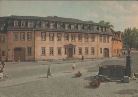 Weimar - Goethes Wohnhaus am Frauenplan - 1964 Weimar - Goethes Wohnhaus am Frauenplan - 1964