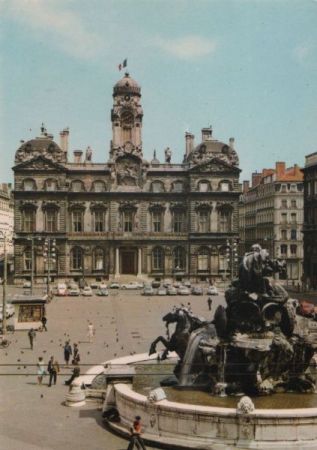 Frankreich - Lyon - La Place des Terreaux - 1974 Frankreich - Lyon - La Place des Terreaux - 1974