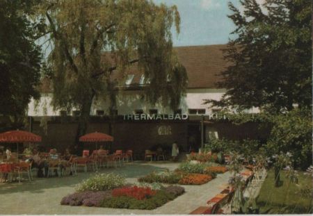 Bad Überkingen - Kurpark mit Kurmittelhaus - ca. 1985 Bad Überkingen - Kurpark mit Kurmittelhaus - ca. 1985