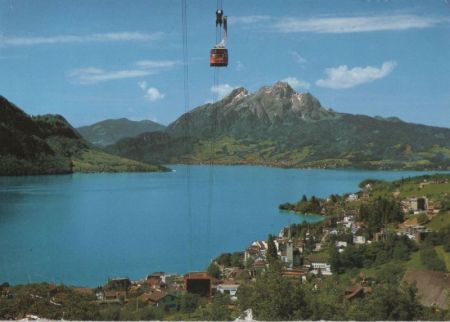 Schweiz - Weggis - Luftseilbahn - 1990 Schweiz - Weggis - Luftseilbahn - 1990
