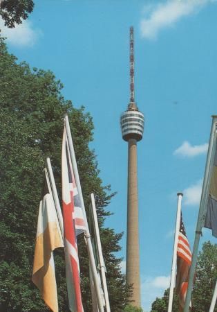 Stuttgart - Fernsehturm - ca. 1985 Stuttgart - Fernsehturm - ca. 1985