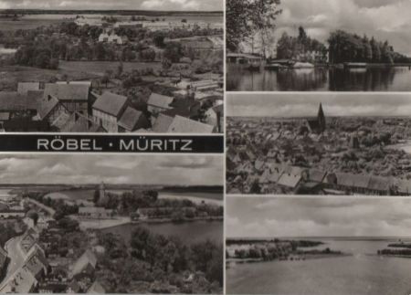 Röbel - 5 Teilbilder - 1975 Röbel - 5 Teilbilder - 1975