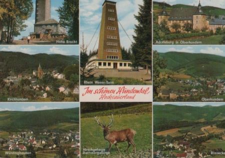 Oberhundem (OT von Kirchhundem) - Im schönen Hundemtal - 1978 Oberhundem (OT von Kirchhundem) - Im schönen Hundemtal - 1978