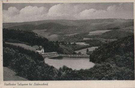 Lüdenscheid - Fuelbecker Talsperre - 1952 Lüdenscheid - Fuelbecker Talsperre - 1952