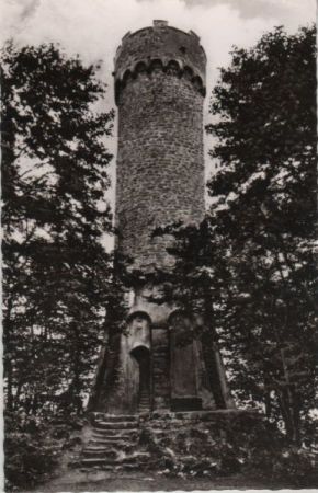 Waldkatzenbach (OT von Waldbrunn) - Katzenbuckel, Aussichtsturm - ca. 1960 Waldkatzenbach (OT von Waldbrunn) - Katzenbuckel, Aussichtsturm - ca. 1960