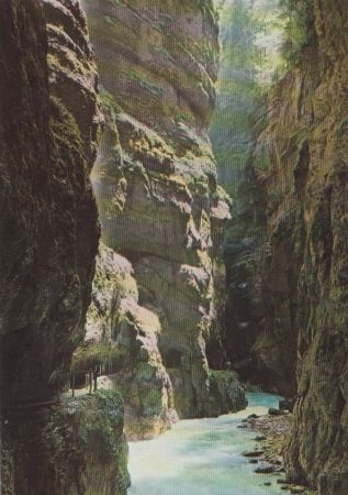Garmisch-Partenkirchen - Partnachklamm - ca. 1985 Garmisch-Partenkirchen - Partnachklamm - ca. 1985