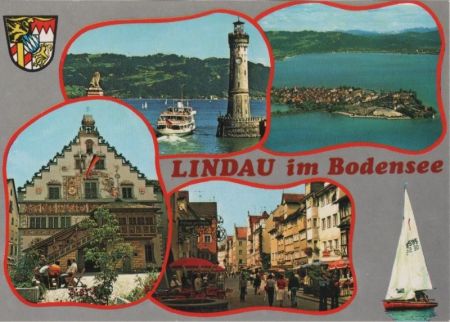 Lindau - 4 Teilbilder - ca. 1975 Lindau - 4 Teilbilder - ca. 1975