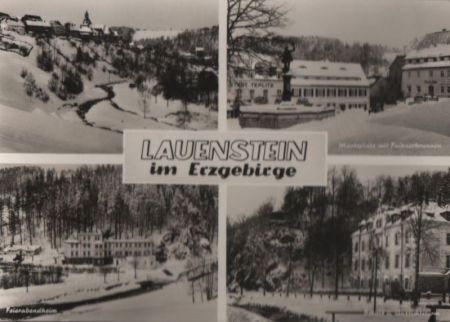 Altenberg-Lauenstein - 4 Teilbilder - 1963 Altenberg-Lauenstein - 4 Teilbilder - 1963