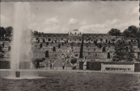 Potsdam - Sanssouci, Schloß - 1964 Potsdam - Sanssouci, Schloß - 1964